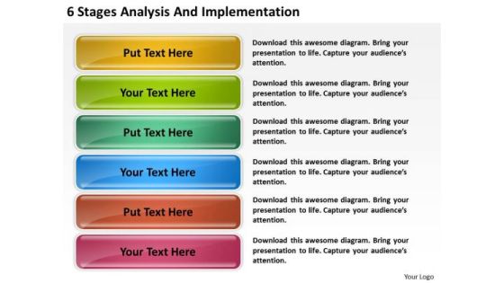 6 Stages Analysis And Implementation Small Business Plans PowerPoint Slides 6 Stages Analysis And Implementation Small Business Plans PowerPoint Slides