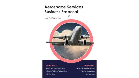 Aerospace Services Business Proposal Example Document Report Doc Pdf Ppt Aerospace Services Business Proposal Example Document Report Doc Pdf Ppt