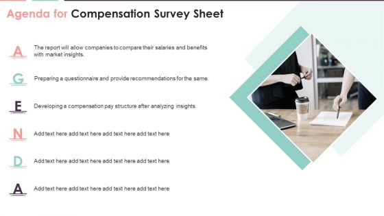Agenda For Compensation Survey Sheet Introduction PDF Agenda For Compensation Survey Sheet Introduction PDF