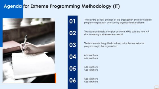 Agenda For Extreme Programming Methodology IT Formats PDF Agenda For Extreme Programming Methodology IT Formats PDF