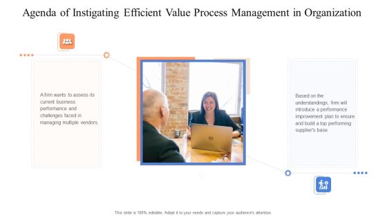Agenda Of Instigating Efficient Value Process Management In Organization Sample PDF Agenda Of Instigating Efficient Value Process Management In Organization Sample PDF