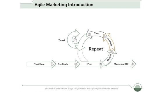 Agile Marketing Introduction Ppt Powerpoint Presentation Summary Graphics Pictures