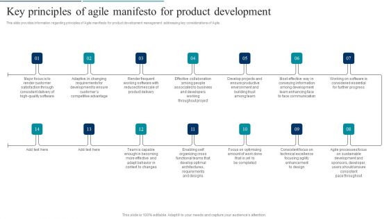 Agile Product Development Key Principles Of Agile Manifesto For Product Development Mockup PDF Agile Product Development Key Principles Of Agile Manifesto For Product Development Mockup PDF