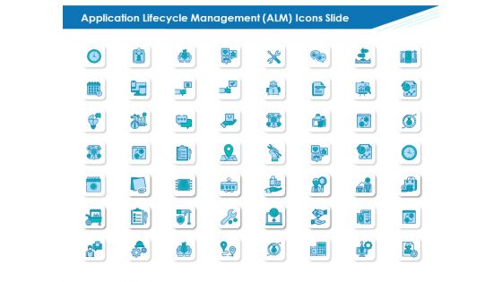 Application Lifecycle Management ALM Icons Slide Demonstration PDF Application Lifecycle Management ALM Icons Slide Demonstration PDF
