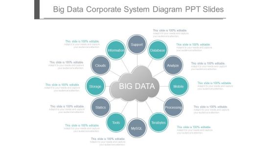 Big Data Corporate System Diagram Ppt Slides Big Data Corporate System Diagram Ppt Slides