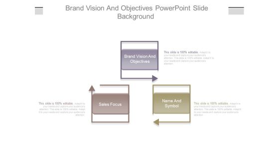 Brand Vision And Objectives Powerpoint Slide Background