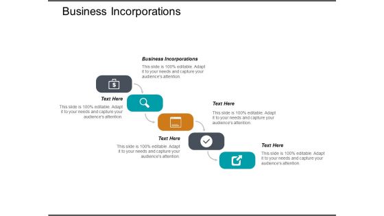 Business Incorporations Ppt PowerPoint Presentation Ideas Guidelines Cpb