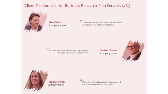 Business Management Research Client Testimonials For Business Plan Services Ppt Portfolio Example Introduction PDF Business Management Research Client Testimonials For Business Plan Services Ppt Portfolio Example Introduction PDF