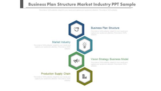 Business Plan Structure Market Industry Ppt Sample