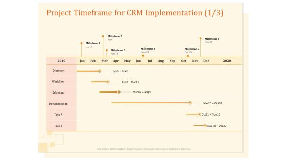 CRM Consulting Project Timeframe For CRM Implementation Ppt Summary Icon PDF CRM Consulting Project Timeframe For CRM Implementation Ppt Summary Icon PDF