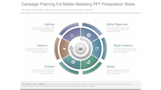 Campaign Planning For Mobile Marketing Ppt Presentation Slides