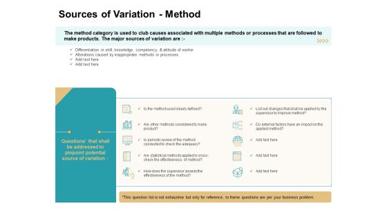 Cause And Effect For Business Problem Solution Sources Of Variation Method Elements PDF Cause And Effect For Business Problem Solution Sources Of Variation Method Elements PDF