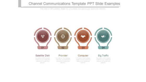 Channel Communications Template Ppt Slide Examples Channel Communications Template Ppt Slide Examples