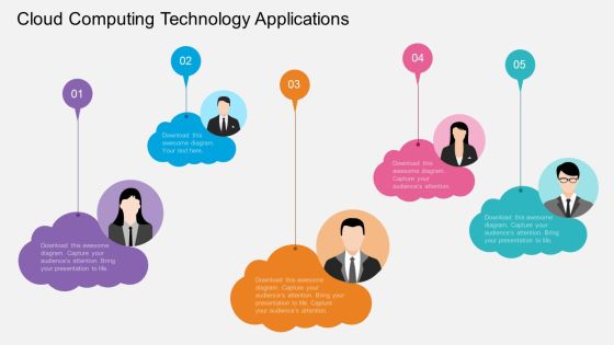 Cloud Computing Technology Applications Powerpoint Template