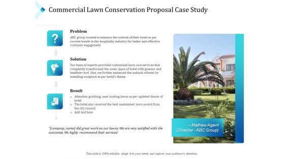Commercial Lawn Conservation Proposal Case Study Ppt Pictures Icon PDF Commercial Lawn Conservation Proposal Case Study Ppt Pictures Icon PDF
