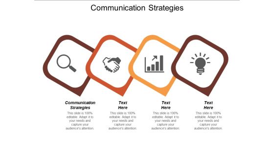 Communication Strategies Ppt Powerpoint Presentation Model Information Cpb