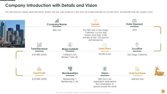 Company Introduction With Details And Vision Ppt Show Background Designs PDF Company Introduction With Details And Vision Ppt Show Background Designs PDF
