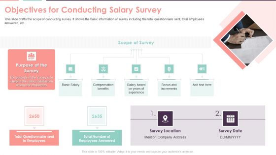 Compensation Survey Sheet Objectives For Conducting Salary Survey Guidelines PDF Compensation Survey Sheet Objectives For Conducting Salary Survey Guidelines PDF