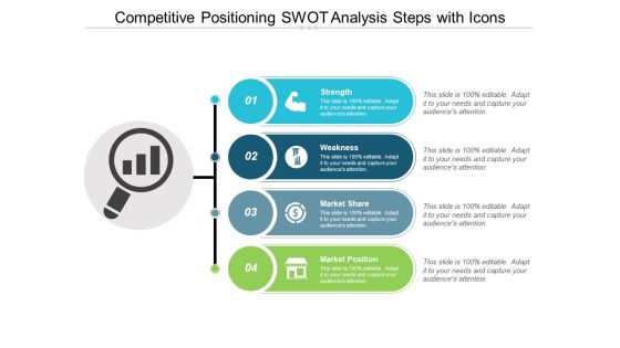 Competitive Positioning SWOT Analysis Steps With Icons Ppt PowerPoint Presentation Infographics Visual Aids Competitive Positioning SWOT Analysis Steps With Icons Ppt PowerPoint Presentation Infographics Visual Aids