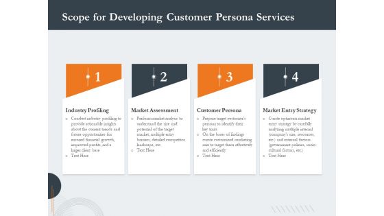 Creating Buyer Persona Scope For Developing Customer Persona Services Brochure PDF Creating Buyer Persona Scope For Developing Customer Persona Services Brochure PDF