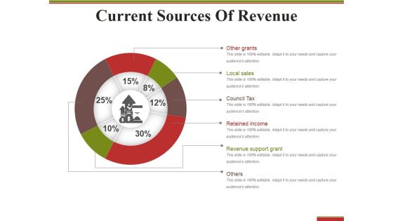 Current Sources Of Revenue Ppt PowerPoint Presentation Layouts Portrait