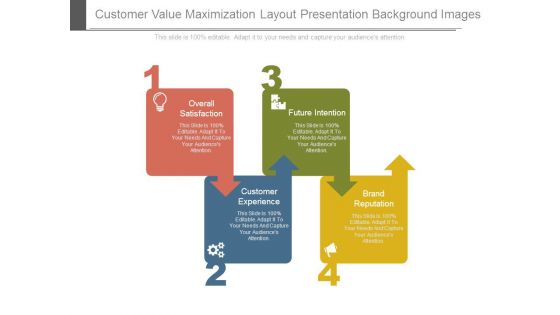 Customer Value Maximization Layout Presentation Background Images Customer Value Maximization Layout Presentation Background Images