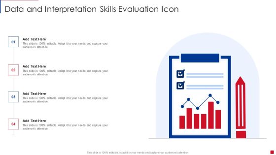 Data And Interpretation Skills Evaluation Icon Demonstration PDF Data And Interpretation Skills Evaluation Icon Demonstration PDF