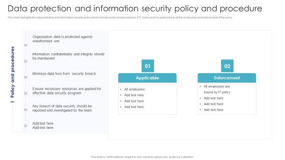 Data Protection And Information Security Policy And Procedure Guidelines PDF Data Protection And Information Security Policy And Procedure Guidelines PDF