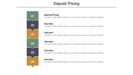 Deposit Pricing Ppt PowerPoint Presentation Model Example Topics Cpb