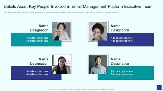 Details About Key People Involved In Email Management Platform Executive Team Summary PDF Details About Key People Involved In Email Management Platform Executive Team Summary PDF