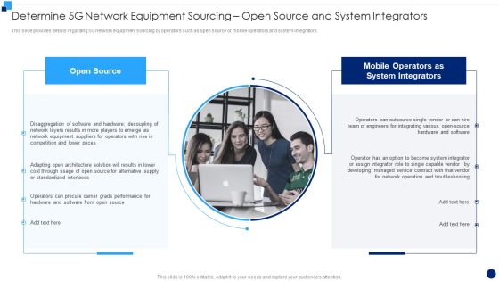 Determine 5G Network Equipment Sourcing Open Source And System Integrators Structure PDF Determine 5G Network Equipment Sourcing Open Source And System Integrators Structure PDF