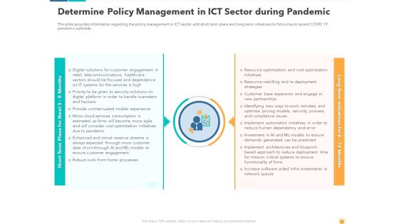 Determine Policy Management In ICT Sector During Pandemic Template PDF Determine Policy Management In ICT Sector During Pandemic Template PDF