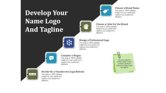 Develop Your Name Logo And Tagline Ppt PowerPoint Presentation Slides Picture Develop Your Name Logo And Tagline Ppt PowerPoint Presentation Slides Picture