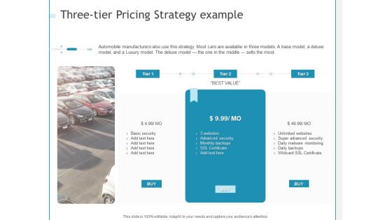 Developing A Right For Business Three Tier Pricing Strategy Example Ppt Styles Graphics Download PDF Developing A Right For Business Three Tier Pricing Strategy Example Ppt Styles Graphics Download PDF