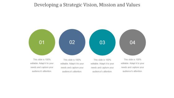Developing A Strategic Vision Mission And Values Ppt PowerPoint Presentation Slides
