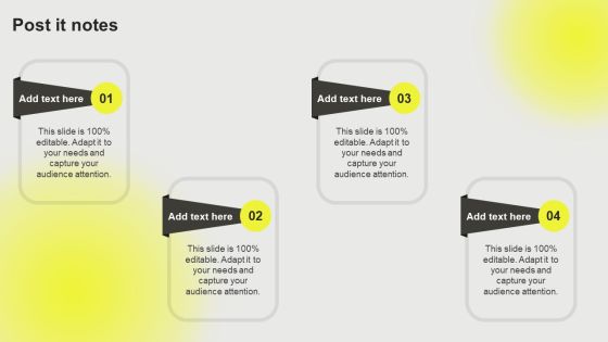 Developing A Successful Business Communication Plan Post It Notes Graphics PDF