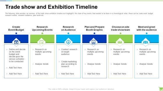 Developing And Controlling B2b Marketing Plan Trade Show And Exhibition Timeline Demonstration PDF