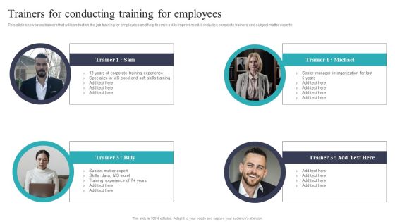 Developing And Executing On Job Coaching Program In Company Trainers For Conducting Training Slides PDF Developing And Executing On Job Coaching Program In Company Trainers For Conducting Training Slides PDF