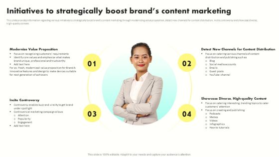 Developing Brand Awareness To Gain Customer Attention Initiatives To Strategically Boost Brands Conten Guidelines PDF Developing Brand Awareness To Gain Customer Attention Initiatives To Strategically Boost Brands Conten Guidelines PDF
