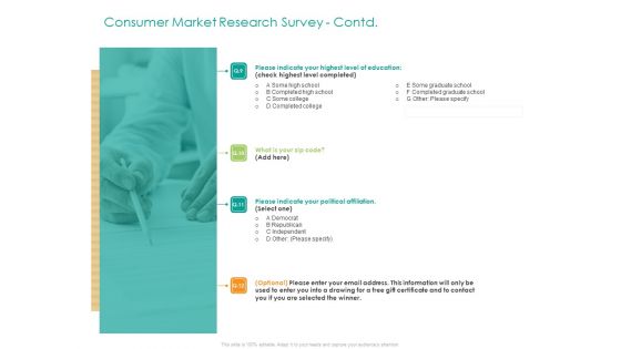 Developing Customer Service Strategy Consumer Market Research Survey Contd Republican Brochure PDF Developing Customer Service Strategy Consumer Market Research Survey Contd Republican Brochure PDF