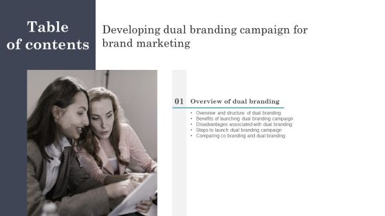 Developing Dual Branding Campaign For Brand Marketing Benefits Slides PDF Developing Dual Branding Campaign For Brand Marketing Benefits Slides PDF
