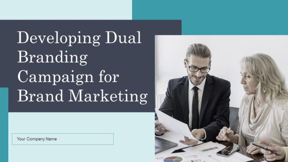 Developing Dual Branding Campaign For Brand Marketing Ppt PowerPoint Presentation Complete With Slides