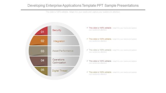 Developing Enterprise Applications Template Ppt Sample Presentations