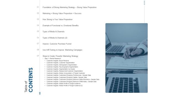 Developing Implementing Organization Marketing Promotional Strategies Table Of Contents Buyer Sample PDF Developing Implementing Organization Marketing Promotional Strategies Table Of Contents Buyer Sample PDF