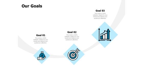 Developing Implementing Strategic HRM Plans Our Goals Ppt Portfolio Gridlines PDF