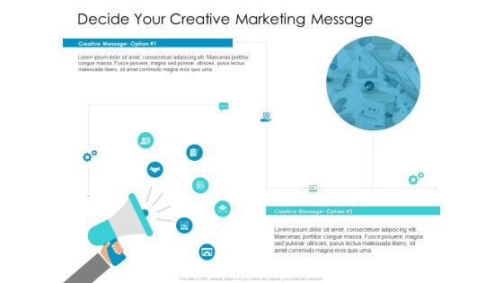 Developing New Sales And Marketing Strategic Approach Decide Your Creative Marketing Message Download Developing New Sales And Marketing Strategic Approach Decide Your Creative Marketing Message Download