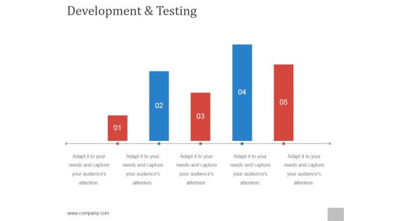 Development And Testing Ppt PowerPoint Presentation Background Designs