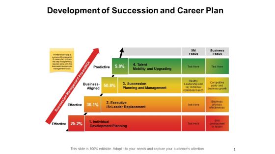 Development Of Succession And Career Plan Ppt PowerPoint Presentation Layouts Professional