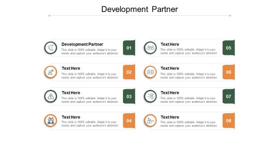 Development Partner Ppt PowerPoint Presentation Portfolio Inspiration Cpb
