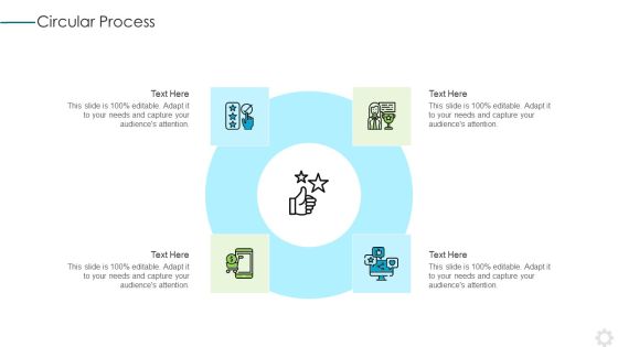 Devops Application Design Circular Process Slides PDF